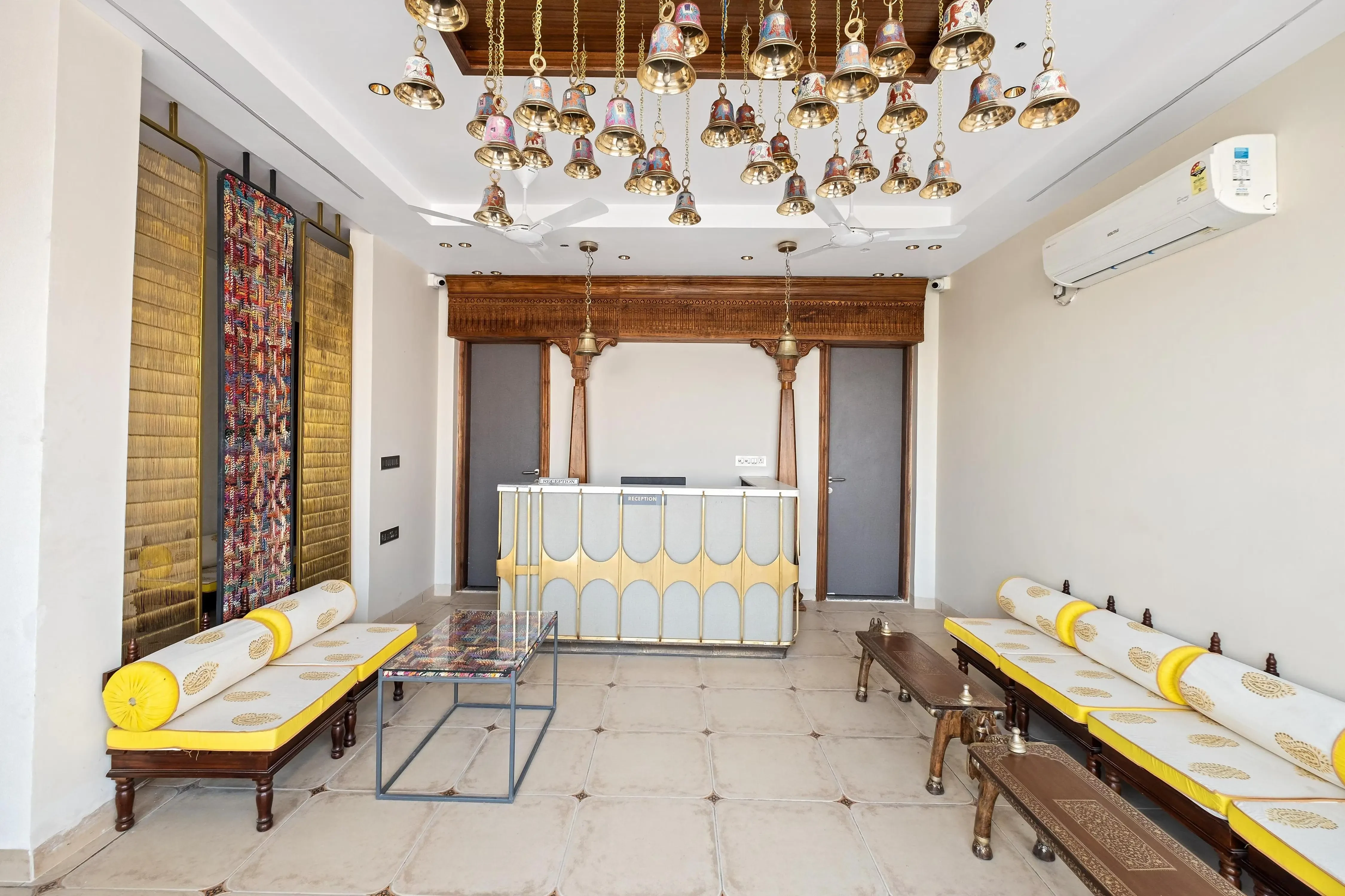 Hari Om Residency Ayodhya [Hotel Reception Area]