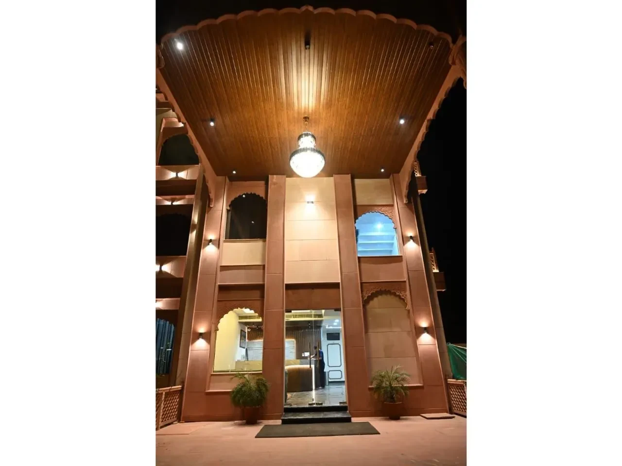 Hotel Trimrooms Subharambh Ayodhya [Hotel Entrance]