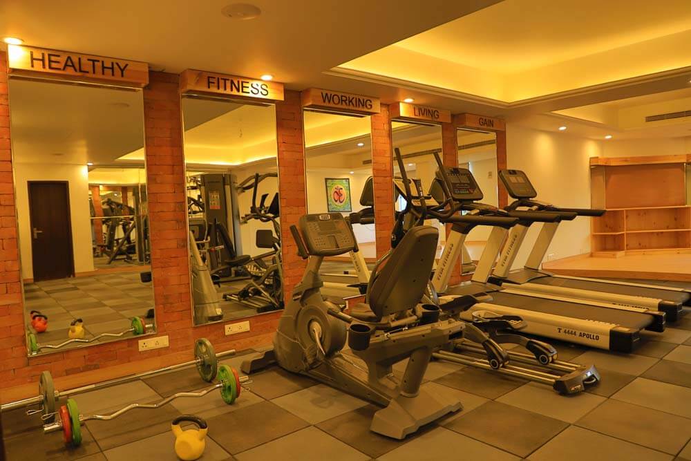 Natraj  Hotel, Rishikesh Rishikesh [Full View Of The Hotel Gym With Equipment]