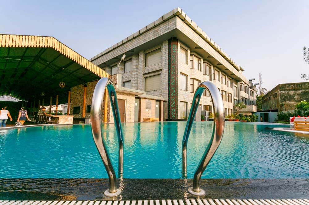 Natraj  Hotel, Rishikesh Rishikesh [Outdoor Swimming Pool View During The Day]
