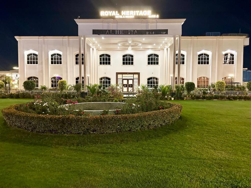 Royal Heritage Hotel And Resort Ayodhya [Royal Heritage Hotel Ayodhya Illuminated At Night]