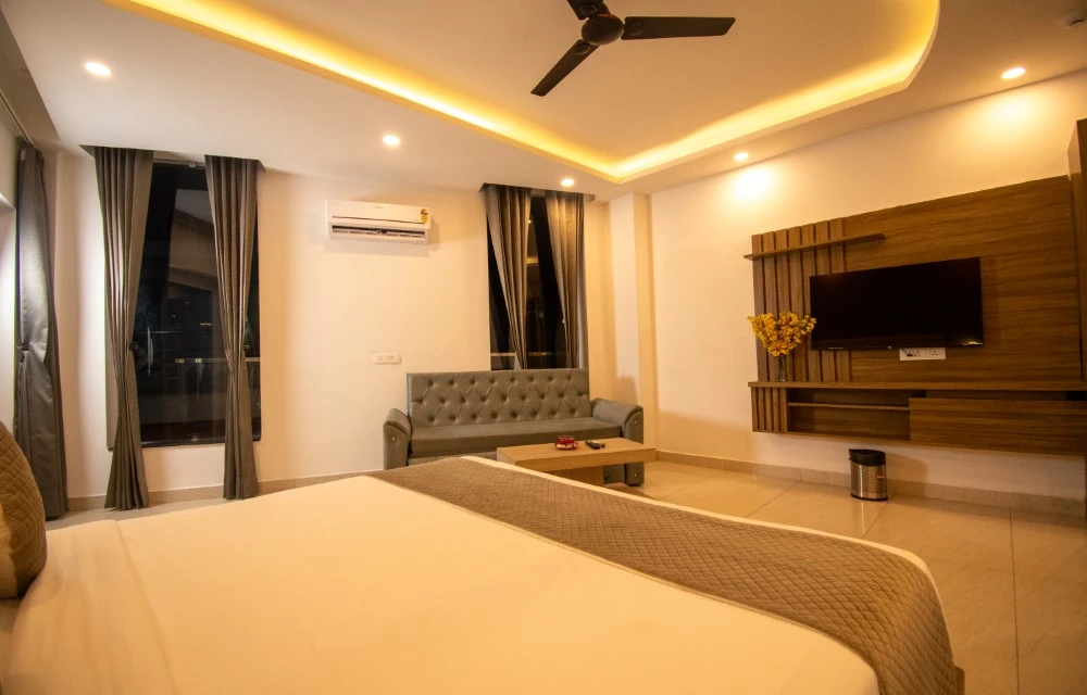 Hotel JP Hills Rishikesh Rishikesh [Wall-mounted Flat-screen TV For Entertainment]