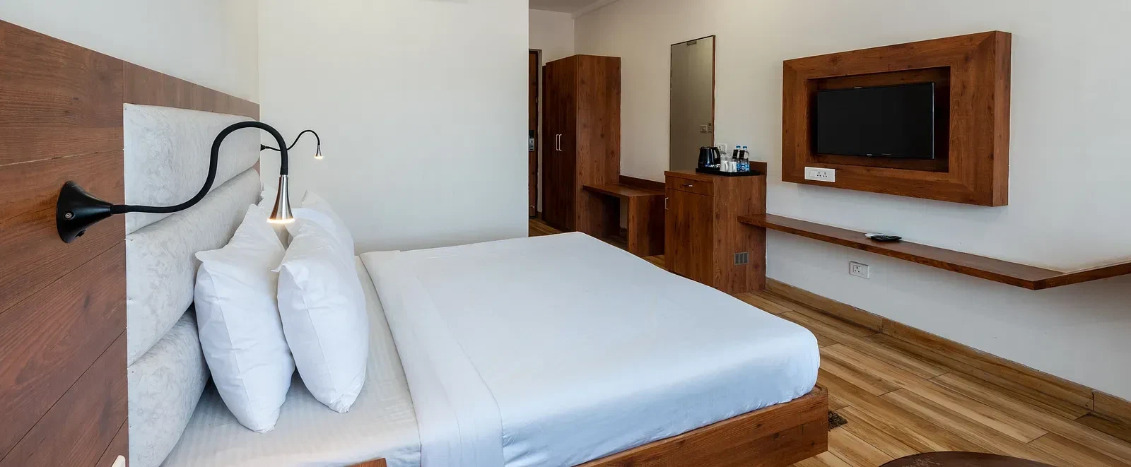 The Classio By DLS Hotels Rishikesh [Club Balcony Room With Luxury King Size Bed And Elegant Interior Design]